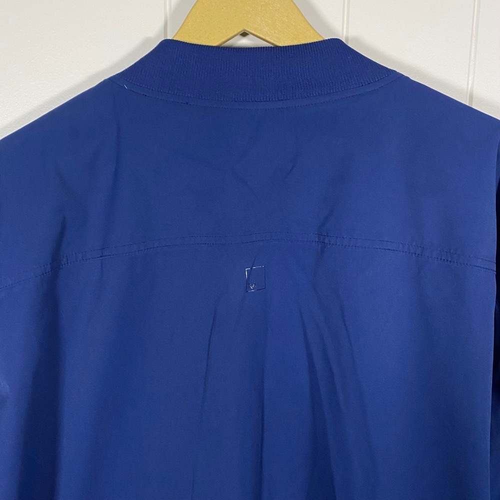Medelita Element Scrub Jacket Blue XXL Full Zip Ribbed Collar Cuffs - Picture 12 of 16